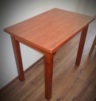 STÓŁ 100 X 70 gruby blat 28 KALWADOS WENGE