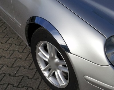 MERCEDES W209 CLK CHROME TRIMS MOULDINGS ON WING - milautoparts-fr.ukrlive.com