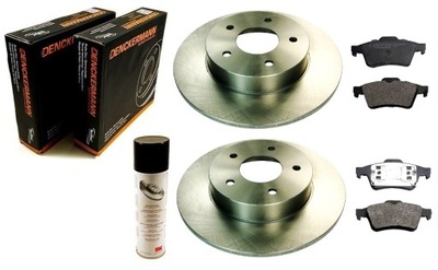 DISCS PADS NISSAN PRIMERA P12 WP12 2002-2008 REAR SET - milautoparts-fr.ukrlive.com