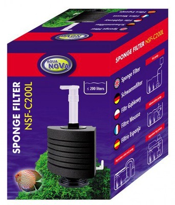 AQUA-NOVA FILTR GĄBKOWY DO AKWARIUM 200L C200L
