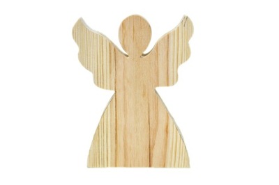 Anioł drewniany ANIOŁEK z drewna litego EKO ozdoba