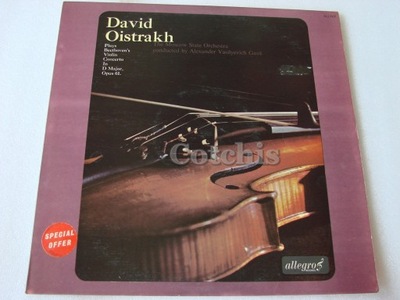 DAVID OISTRAKH Beethoven violin GAUK LP UK 1964