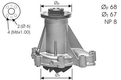 POMPE EAUX MUSSO KORANDO W201 W124 W210 G CLASSE - milautoparts-fr.ukrlive.com