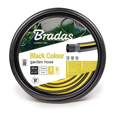 WĄŻ OGRODOWY OGRODNICZY 3-WARSTWOWY 30m 1/2" PVC MOCNY BRADAS