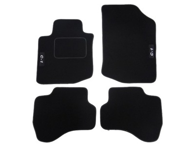 CITROEN C1 I 05-14 II 14- MATS VELOUR COLORS - milautoparts-fr.ukrlive.com