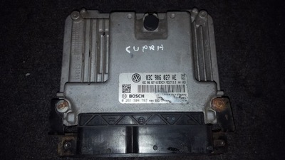CONTROL UNIT COMPUTER VW AUDI 03C906027AE 0261S04767  