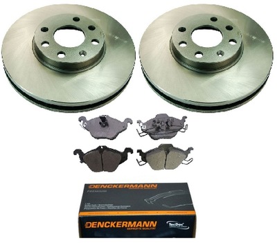 DISCS + PADS FRONT OPEL ASTRA II G 4 SCREW 256M - milautoparts-fr.ukrlive.com