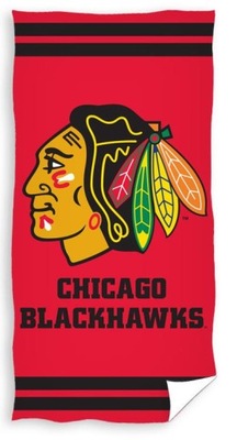 Plážová osuška, osuška - RĘCZNIK klub CHICAGO BLACKHAWKS 70x140 hokej NHL