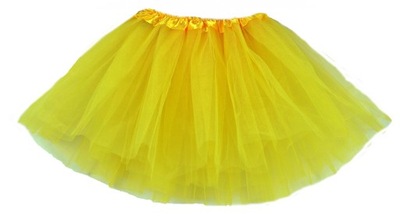 # SPÓDNICZKA TIULOWA SPÓDNICA TUTU 30cm żółta