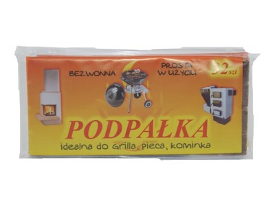 PODPAŁKA ROZPAŁKA DO GRILLA I KOMINKA 32szt RYŁKO