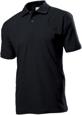 Koszulka Polo męska STEDMAN ST 3000 r. XXL czarna