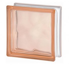 PUSTAK SZKLANY LUKSFER Cegła szklana PINK / ŁOSOŚ
