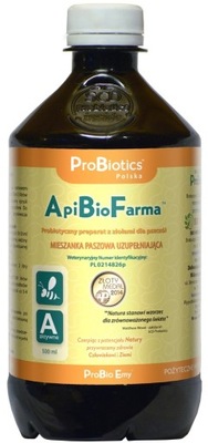 ApiBioFarma probiotyk dla pszczół WZMACNIA 0,5 L