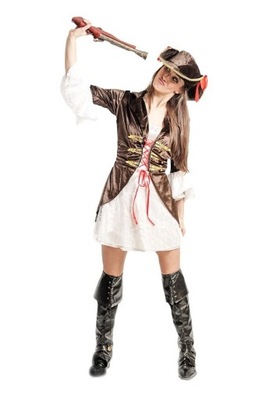 Strój Piratki Pirat Piratka Kapitanka Piraci M / L