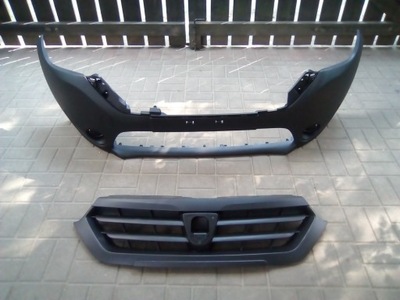 Dacia dokker 2012 - решётка радиатора + бампер фото №1