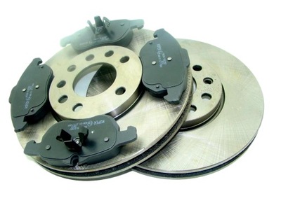 DISCS 2 PCS. + PADS FRONT OPEL VECTRA C CROMA 9-3 - milautoparts-fr.ukrlive.com