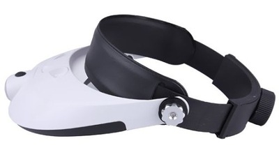 Okulary powiększające LED z lupą i uchwytem na okulary
