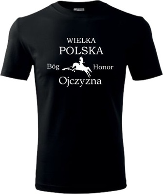 Koszulka Patriotyczna Wielka Polska Bóg Honor XXL