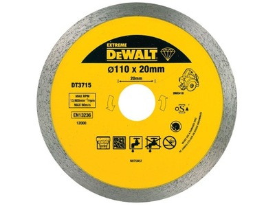 DeWALT DT3715 Tarcza Diamentowa 110x20mm DWC410