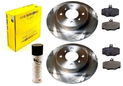 DISCS PADS NISSAN PRIMERA P11 WP11 1998-2002 REAR SET 278MM - milautoparts-fr.ukrlive.com