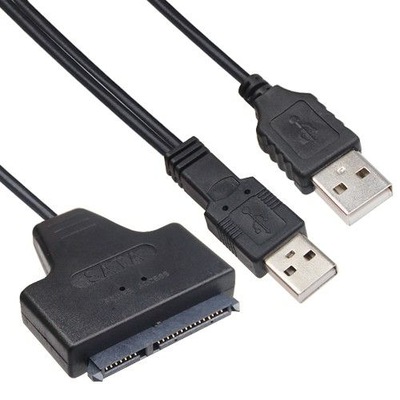 ADAPTER KABEL SATA USB 2,0 DO PODŁACZANIA DYSKÓW TWARDYCH SATA