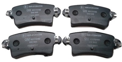 PADS BRAKE OPEL VECTRA A FRONT ORIGINAL - milautoparts-fr.ukrlive.com