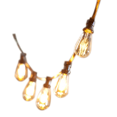 LED svietidlá GIRLANDA - GIRLANDA świetlna 15 mb + 15 LED Vintage Amber ST