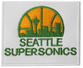 Naszywka Seattle Supersonics Naszywki Haft NBA
