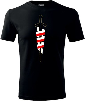Koszulka Patriotyczna Miecz Chrobrego t-shirt 4XL