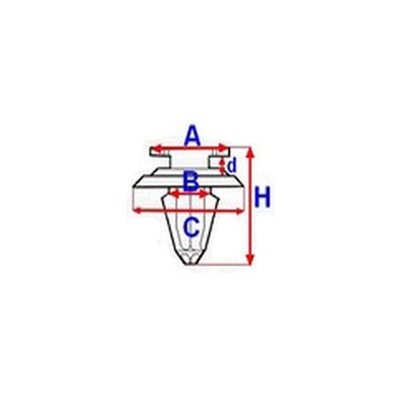 ROMIX 71188 CLAMP MOULDINGS - milautoparts.fr