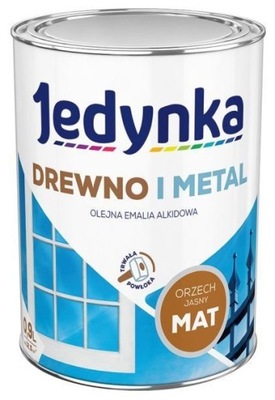 Farba akrylowa do drewna Tikkurila 0,9 l Orzech Jasny mat