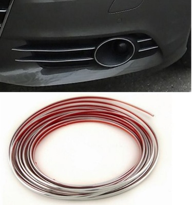 FACING, PANEL CHROME AUDI A4 B5 B6 B7 B8 A5 A3 8P 8V Q3 Q5 ON DEFLECTORS BUMPER - milautoparts-fr.ukrlive.com