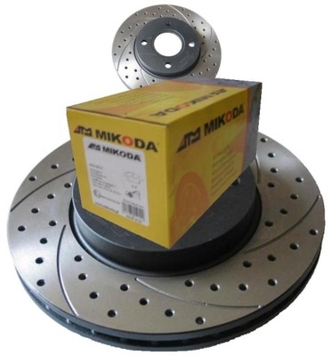 DISCS MIKODA 0737 GT PADS VOLVO V50 FRONT 300MM  