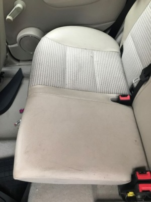 Mercedes a klasa w169 сиденье заднее сиденье beż pół кожа фото №1