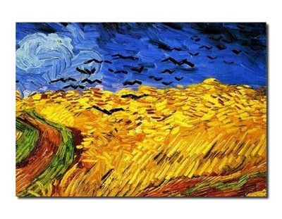 obraz Vincent van Gogh Kruki nad łanem pszenicy