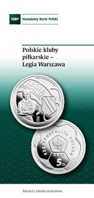 Foldery NBP - 100 lat klubu LEGIA WARSZAWA -polski