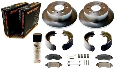 DISCS PADS CITROEN JUMPER FIAT DUCATO PEUGEOT BOXER 2006- REAR 280MM 79MM - milautoparts-fr.ukrlive.com