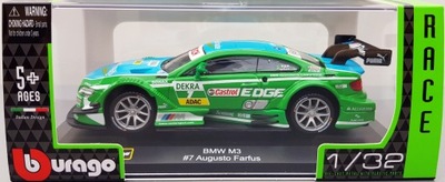 BBURAGO 1:32 RACE DTM 18-41150 BMW M3 #7 A. FARFUS