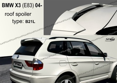 SPOILER SPOILER POUR BMW X3 (E83) SUV MK1 01/2004-- - milautoparts-fr.ukrlive.com