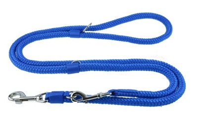 smycz linka sznur reg długa 2,5m mocna niebieska