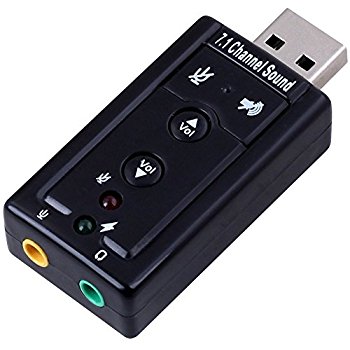 KARTA MUZYCZNA DŹWIĘKOWA NA USB 7.1 LAPTOP PC AUX