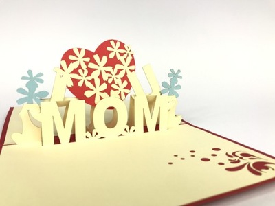 Kartka okolicznościowa 3D Dzień Mamy Kocham Cię Mamo!