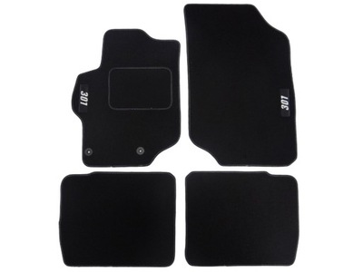 PEUGEOT 301 2012-.... MATS VELOUR 8MM - milautoparts-fr.ukrlive.com