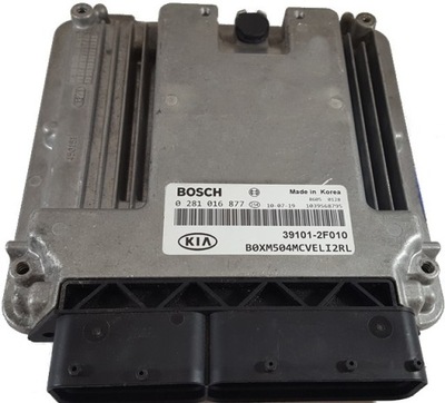 Бортовий комп'ютер ecu kia sorento 39101-2f010 0281016877 фото №1