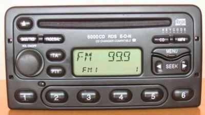 RADIO FORD 6000 CD RDS MONDEO FOCUS FIESTA TRANSIT