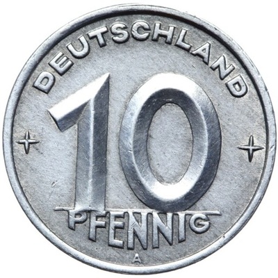 Niemcy DDR - moneta - 10 Pfennig Fenigów 1949 A - BERLIN