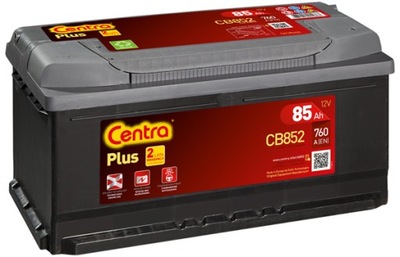 BATTERY CENTRA PLUS 85 AH, 760 A, CB852 - milautoparts-fr.ukrlive.com