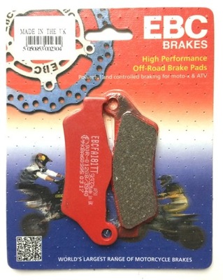 HAM.KLOCKI/MOTOCYKL/ HONDA-HM (ITALY) PADS BRAKE EBC FA181TT - milautoparts-fr.ukrlive.com