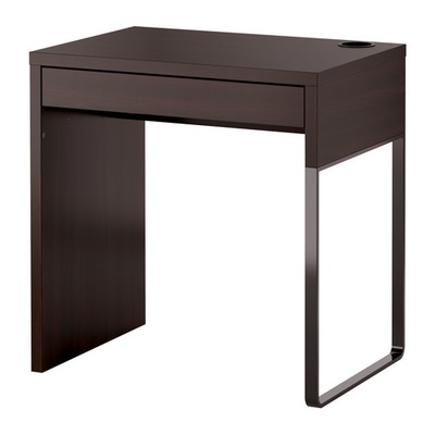 IKEA MICKE - biurko czarnobrąz 75x50 cm