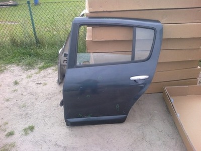 Дверь левая задние dacia sandero i 08- фото №1